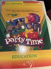 NEW SEALED Crayola Party Time PC Software video game WINDOWS OR MAC AGES 5-10