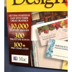 Design & Print Studio MacSoft Create Pro Graphics Business Cards & More Vtg New