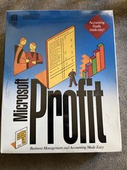 New Factory Sealed Microsoft Profit 1.00 1993 Accounting Software Windows