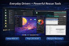 Linux Multiboot USB 64GB USB 3.2 | 26 Distros (Ubuntu/Kali/Mint)