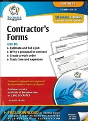 Contractor’s Forms PC CD business documents proposal bid agreements invoice #B15