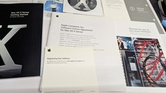 Apple Mac OS X Server 10.3 Panther unlimited clients key, OEM 4 CD Big Box