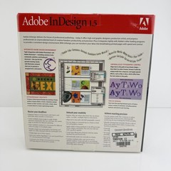Vintage 2000 Adobe InDesign 1.5 Education Version Mac Software CD-ROM NEW SEALED